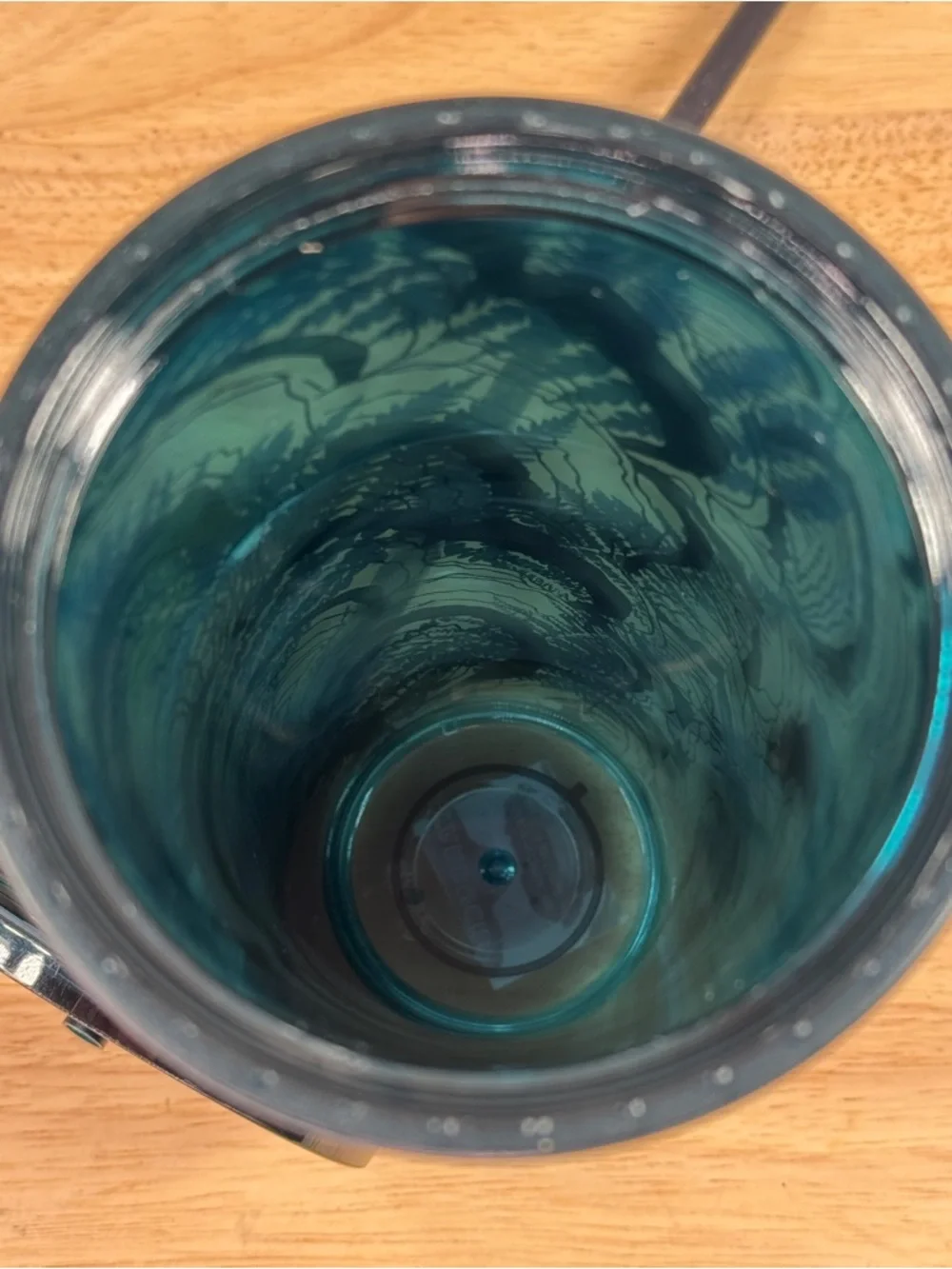 Starbucks Fall 2022 Ocean Fern Cold Cup‎ Tumbler Blue Pink 24oz Venti
